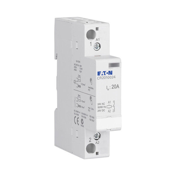 Eaton cr, relais modulaire, 20a, 24v ac/dc, 1no - Eaton - EP-502134