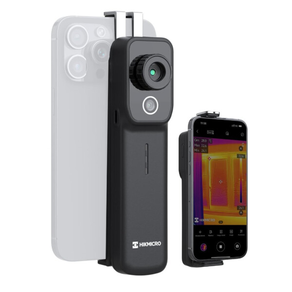 Mini caméra thermique 256x192 pour smartphone avec connexion Bluetooth - Elcontrol - MINIX