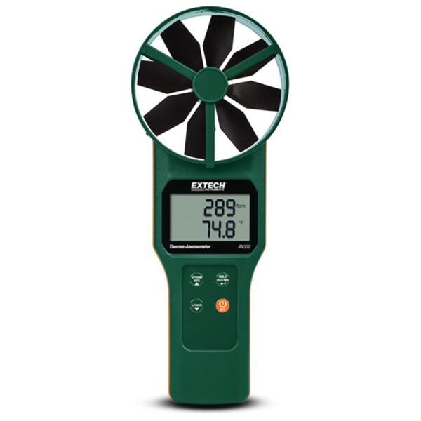 Thermo Anémomètre CFM/CMM à grandes ailettes avec écran à double lecture - Elcontrol - AN300