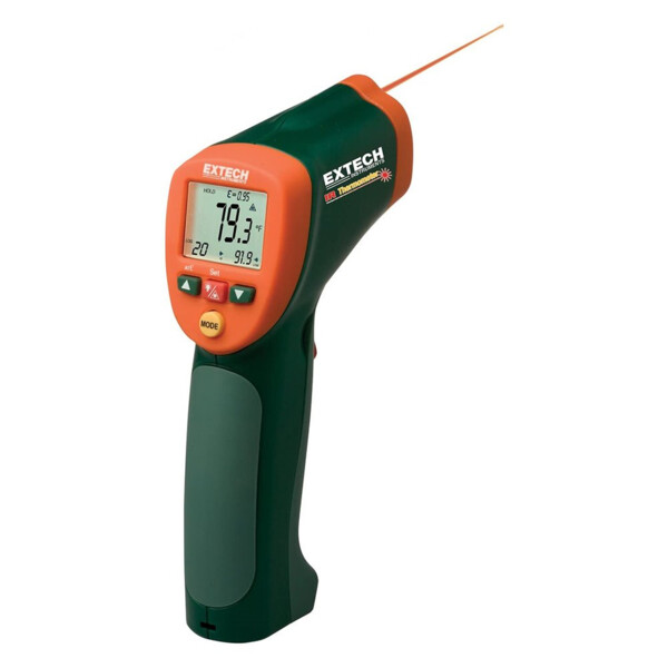 Mini thermomètre infrarouge et avec sonde Type K - Elcontrol - IR267