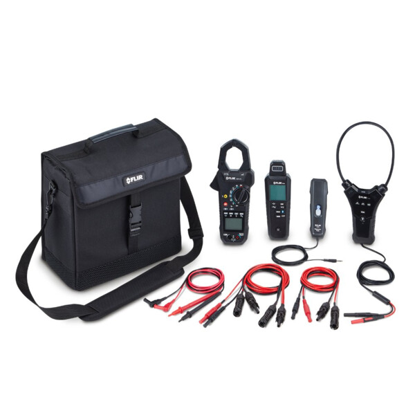 Kit de dépannage solaire avec pinces, mesure d'irradiation et cordons de test - Elcontrol - PVKIT1