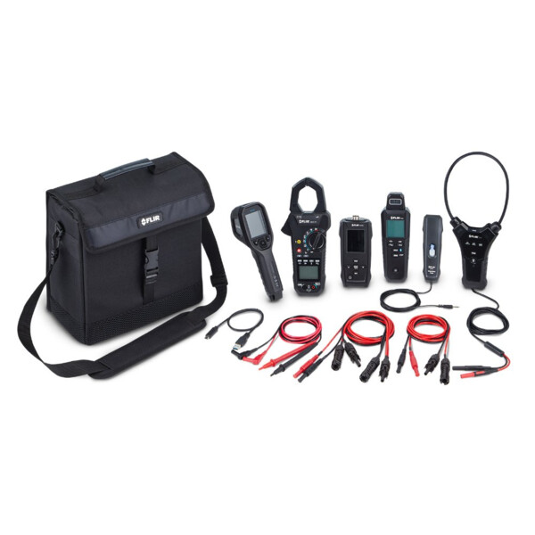 Kit solaire professionnel avec pinces, testeur de panneaux et caméra infrarouge - Elcontrol - PVKIT2