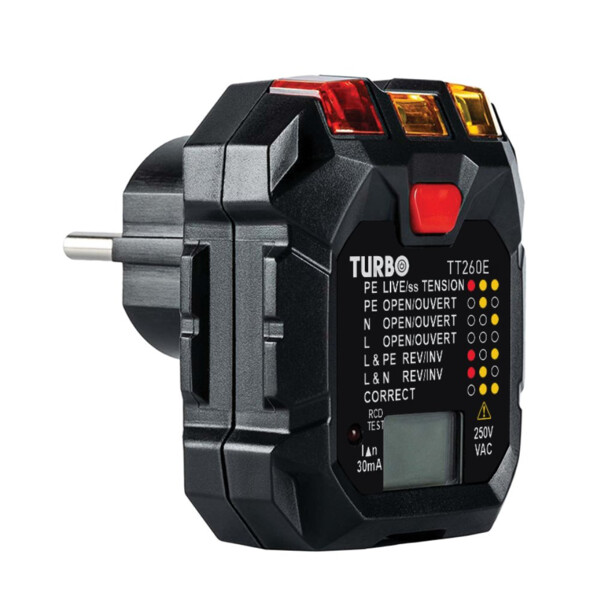 Testeur de connexions de prises murales - Elcontrol - TT260E