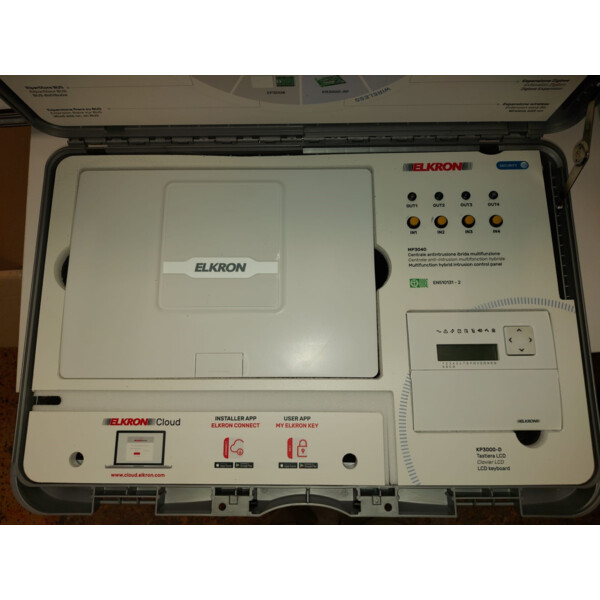 Valise de démonstration du système d’alarme anti-intrusion hybride MP3000 - Elkron - VALMP3000