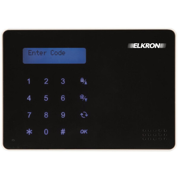 Clavier Lcd Zigbee Tactile pour les systèmes intrusions - Elkron - KP600D
