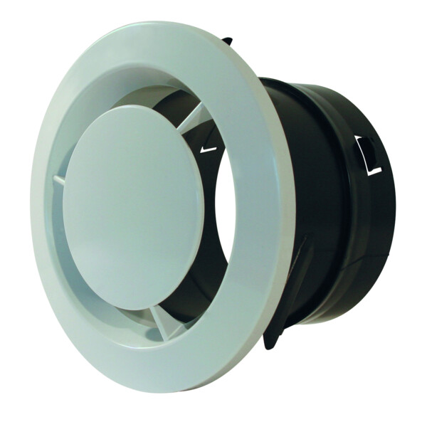 Bouche d'extraction Eoliance BC125P avec manchon placo pour cuisine ø125 mm - Eoliance Habitat - 900255