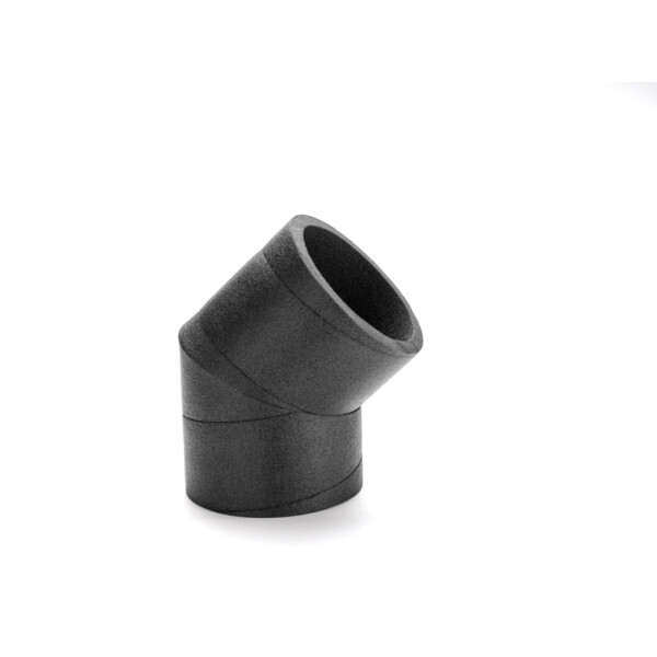 Coude PE 45°Eoliance en polyéthylène D160mm gris - Eoliance Habitat - 913180