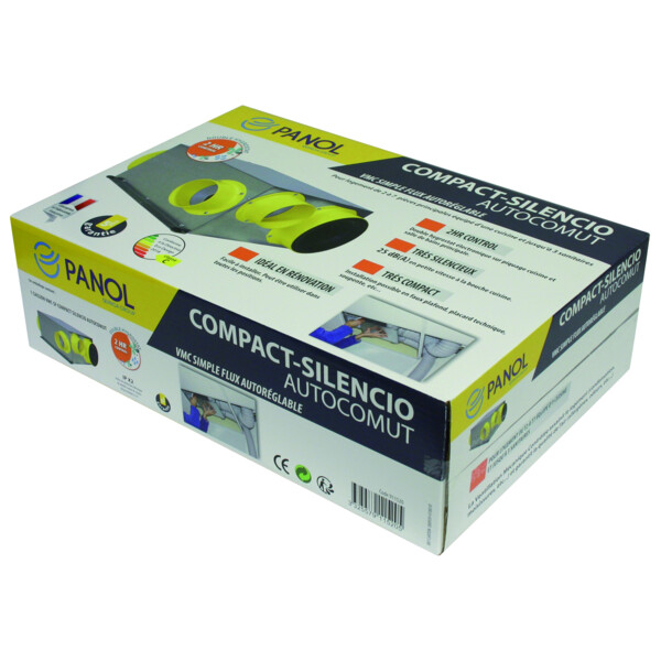 VMC simple flux Eoliance Compact silencio autoréglable - Eoliance Habitat - 911520