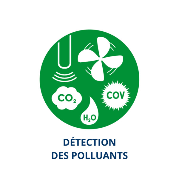 Kit VMC simple flux autoréglable Eoliance cleen'air qai - Eoliance Habitat - 911651
