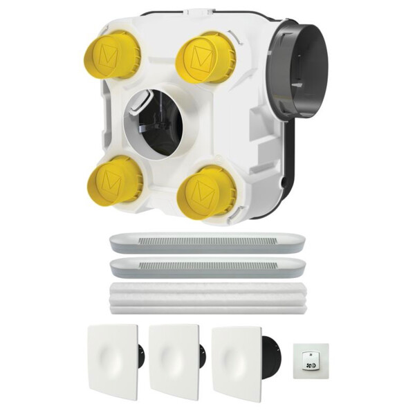 Kit VMC simple flux autoréglable Eoliance cleen'air qai - Eoliance Habitat - 911651