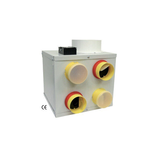 Kit VMC simple flux 22,5 dB(A) avec bouches design Eoliance CUBIX - Eoliance Habitat - 911721