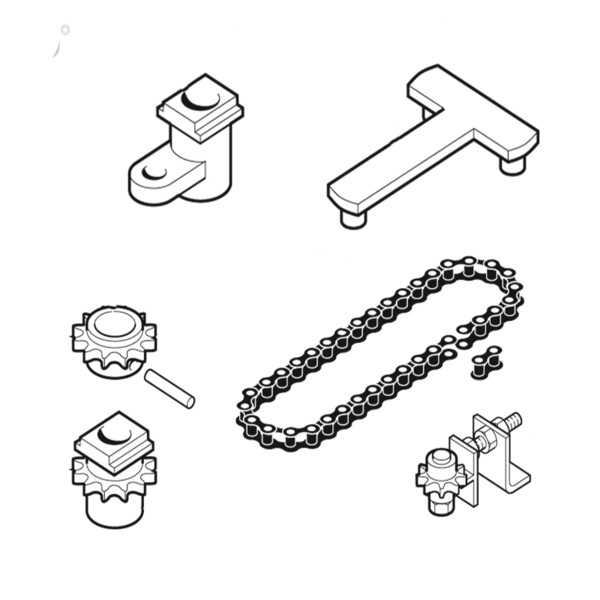Sea accessoire em73 p/ouverture 180 - Evicom - P41060/054