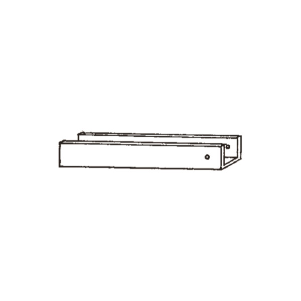 Sea bride de fixation alu arriere/dome - Evicom - P43580/065