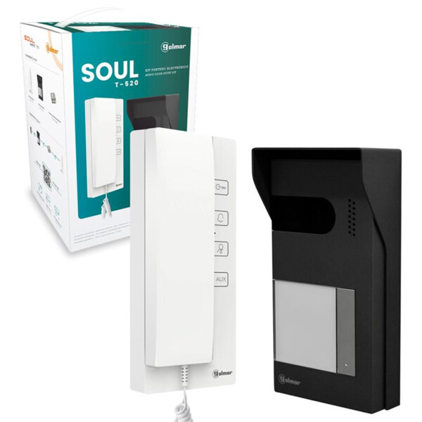 Kit audio SOUL G2P 1 appel avec poste à combiné T-520 G2+ - Golmar - GS4110/T520