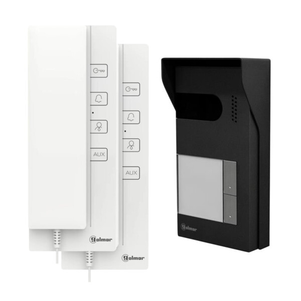 Kit audio SOUL G2P 2 appel avec poste à combiné T-520 G2+ - Golmar - GS4220/T520