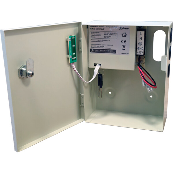 Alimentation secourue / chargeur de batterie 12 Vcc - 3 A - Golmar - UAN7072/D