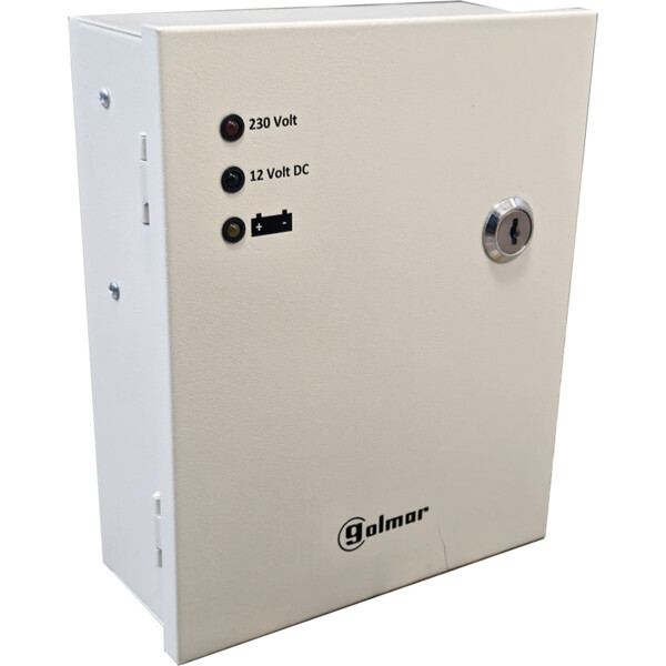 Alimentation secourue / chargeur de batterie 12 Vcc - 3 A - Golmar - UAN7072/D