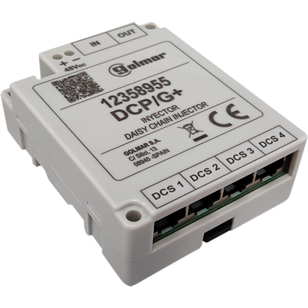 Switch PoE à 4 sorties pour systèmes IP G+. - Golmar - GDCP/G+/48