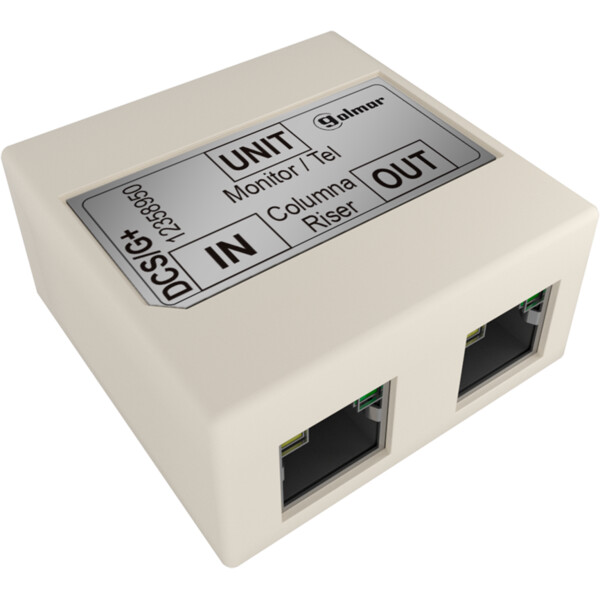 Répartiteur Ethernet pour la connexion d'un postes alimentés par GFADC48/G+ - Golmar - GDCS/G+/48