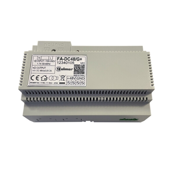 Alimentation 48 Volts 2A pour installation IP G+. - Golmar - GFADC48/G+