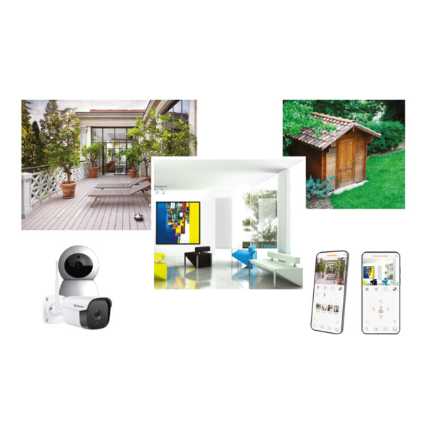 Caméra tube WiFi extérieure avec éclairage Infrarouge - Obj.3.6 mm, IP66 - Golmar - HCIP102/G2C