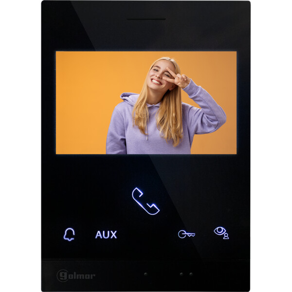 Moniteur avec écran 4.3'' lite mains-libres noir - Golmar - GART4B/XLITE