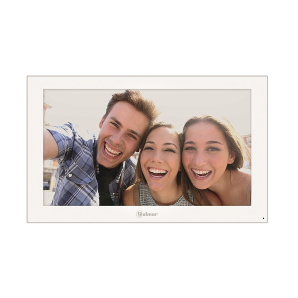 Moniteur G2HD EDGE vidéo couleur mains-libres tactile 7’’ en ABS blanc - Golmar - GEDGE7/G2HD