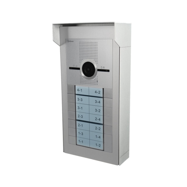 Boitier saillie avec visière SUPRA aluminium 2 modules - Golmar - GS872/AL