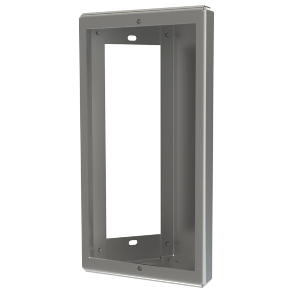 Boitier saillie avec visière SUPRA,  2 modules 1 colonne à 45° - Golmar - GS921/AL