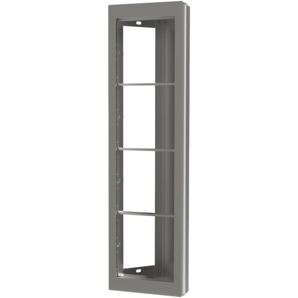 Boitier saillie avec visière SUPRA,  4 modules 1 colonne à 45° - Golmar - GS941/AL