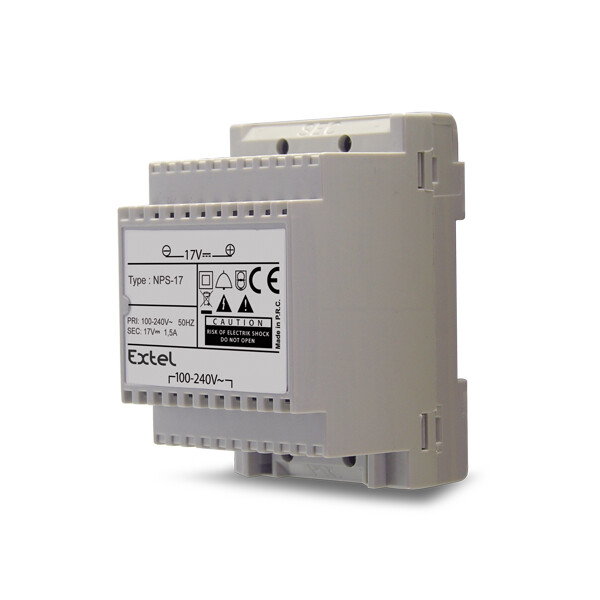 Alimentation modulaire Extel Modulo pour visiophone 100-240 V~/17 V - Extel - 830461