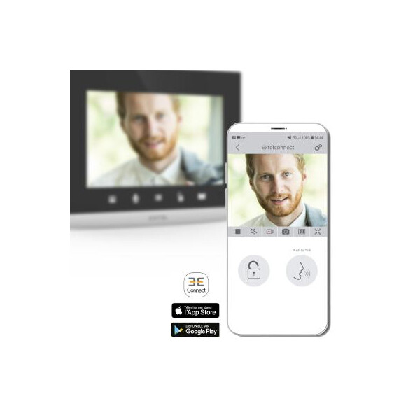 Visiophone connecté Extel Connect 2 avec écran 7 pouces - Extel - 720324