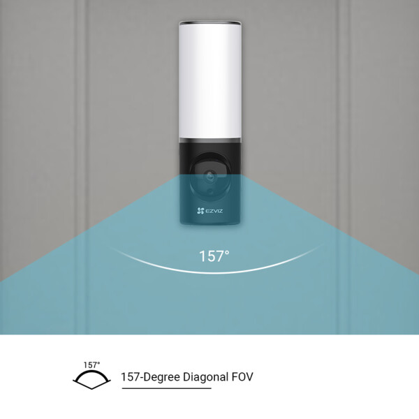 Caméra de sécurité connecté Ezviz LC3 4Mpx avec projecteur d'éclairage LED blanc  - EZVIZ - 303101860