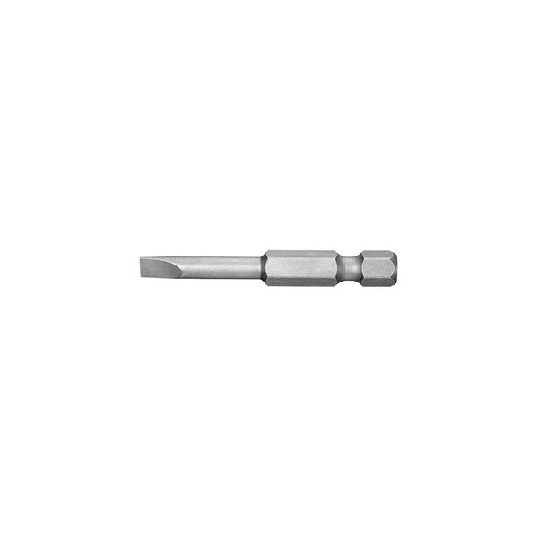 Embout Standard Facom - Longueur Tête 8mm - 1/4" - 70mm - 13,7g - pour Vis à Fente - Facom - ES.608