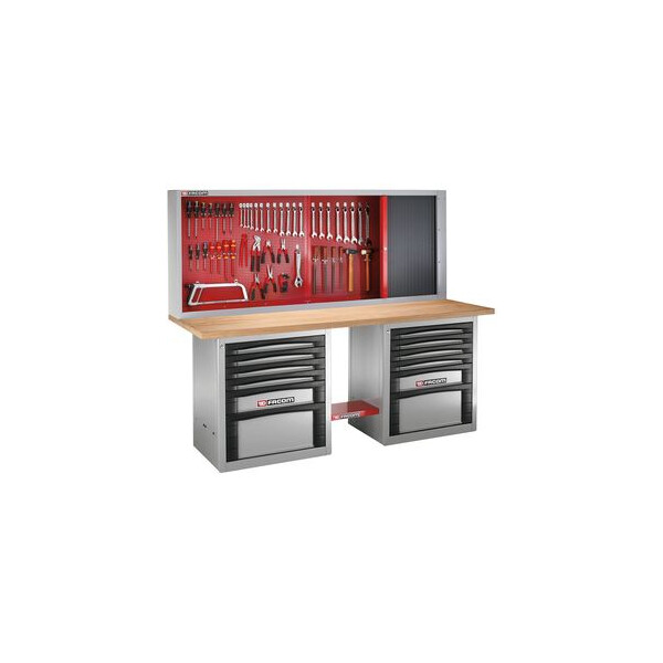Sélection cm.140a avec établi 2000.bb1 et armoire 2210 - Facom - 2000.BBM140A