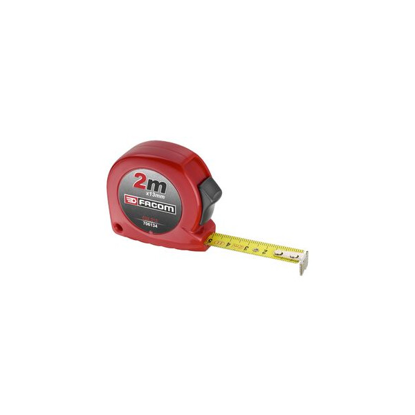 Mètre ruban boîtier abs - 2 mètres avec blocage - Facom - 893.213