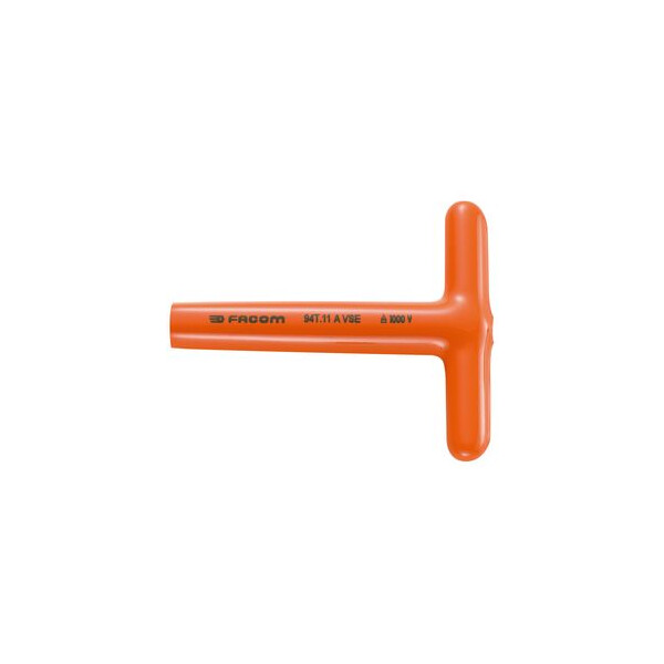 Clé en tube isolée 1000 volts - 13 mm - longueur 135 mm - Facom - 94T.13AVSE