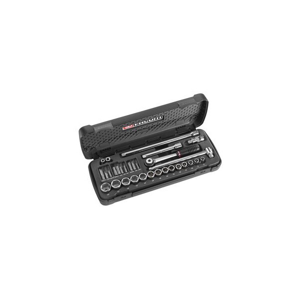 Composition de douilles de 8 à 22 mm et embouts 6 pans - Facom - J.431ASP