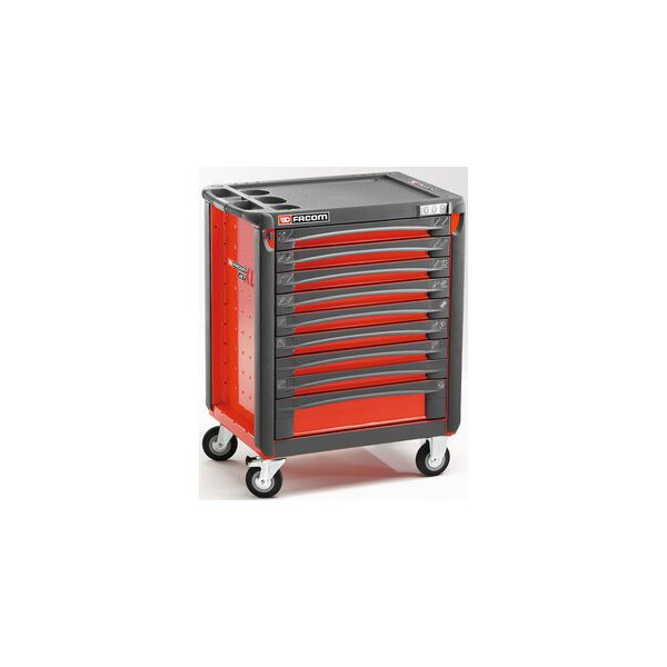 Servante jet.xl 9 tiroirs rouge - Facom - JET.9XL