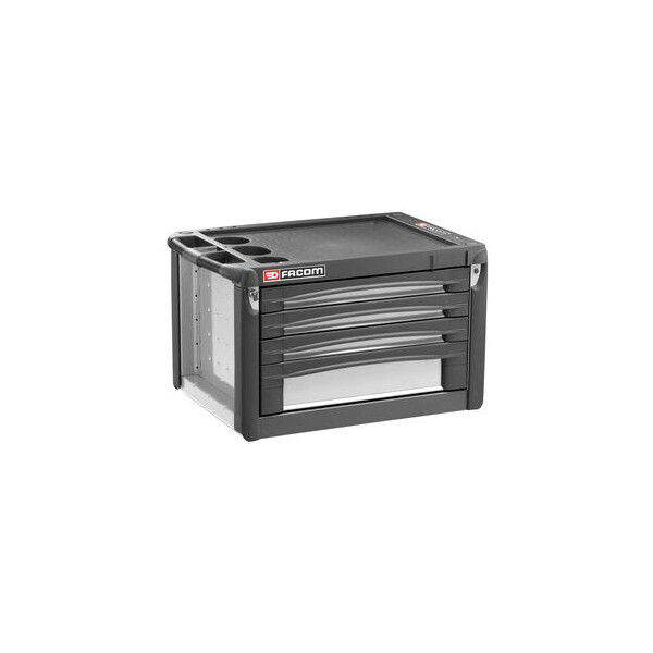Coffre jet.xl 4 tiroirs gris - Facom - JET.C4GXL
