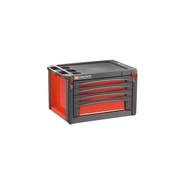 Coffre jet.xl 4 tiroirs rouge - Facom - JET.C4XL
