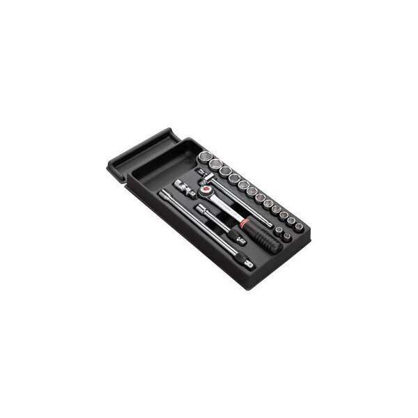 Module de douilles 3/8" 6 pans de 8 à 22 mm - Facom - MOD.J5