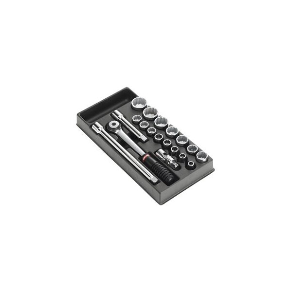 Module de douilles 12 pans de 3/8" à 1"1/4 - Facom - MOD.S2