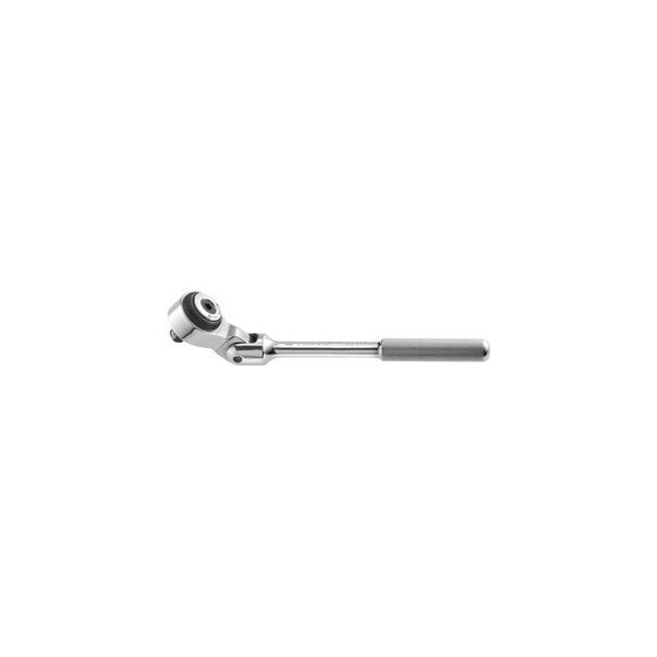 Cliquet 1/4" "paume de main" long articulé manche métallique - Facom - R.158A