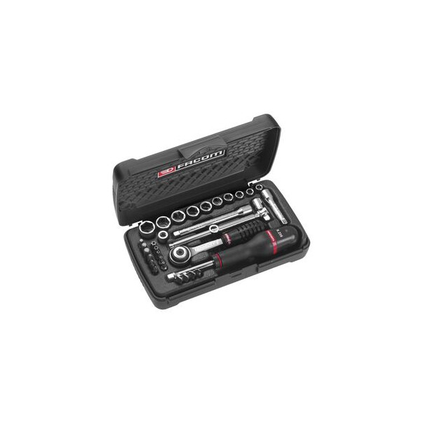 Coffret de douilles 1/4" de 5,5 à 14 mm et embouts - Facom - R.430ADP