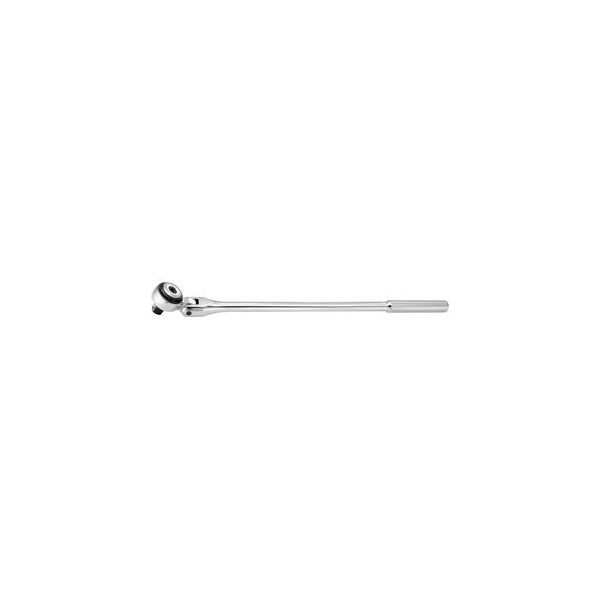 Cliquet 1/2" "paume de main" long articulé manche métallique - Facom - S.158A
