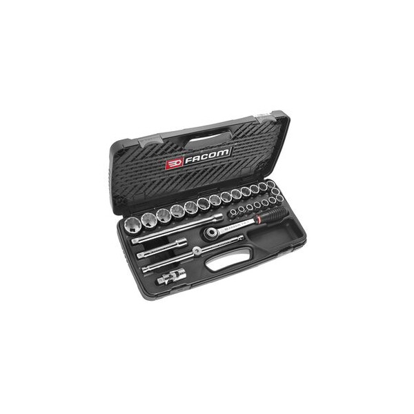 Coffrets de douilles 6 pans de 10 à 32 mm - Facom - S.431ADP