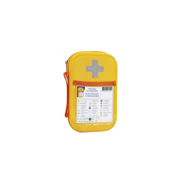Trousse de secours d'électricien Farmor pour 2 à 4 personnes - Farmor - TRO2111FLO