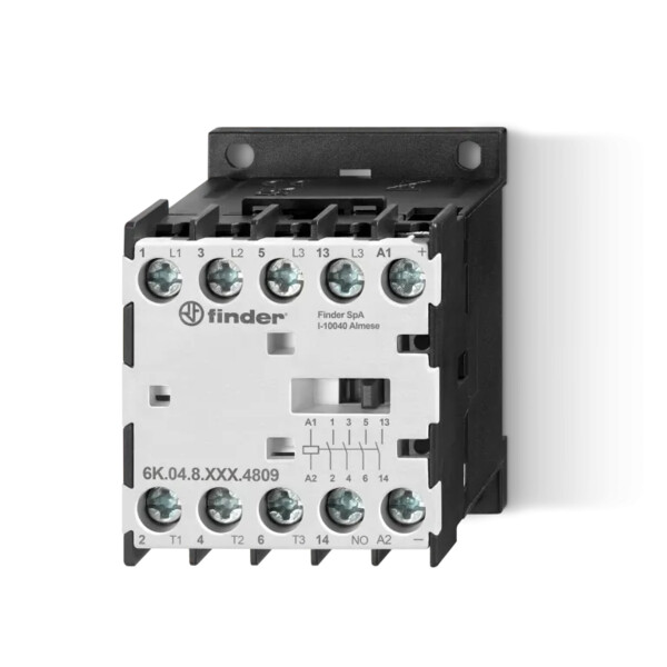 Mini contacteur 72V DC 4NO 12A 400V AC3 - 5,5kW AC3 - Finder - 457857