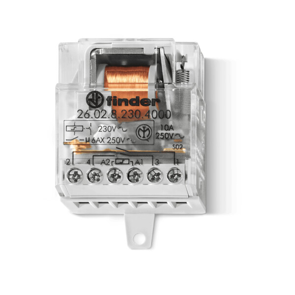 Telerupteur boite volet roulant 2no 230ac 4 seq 10a (260882304000) - Finder - 460802